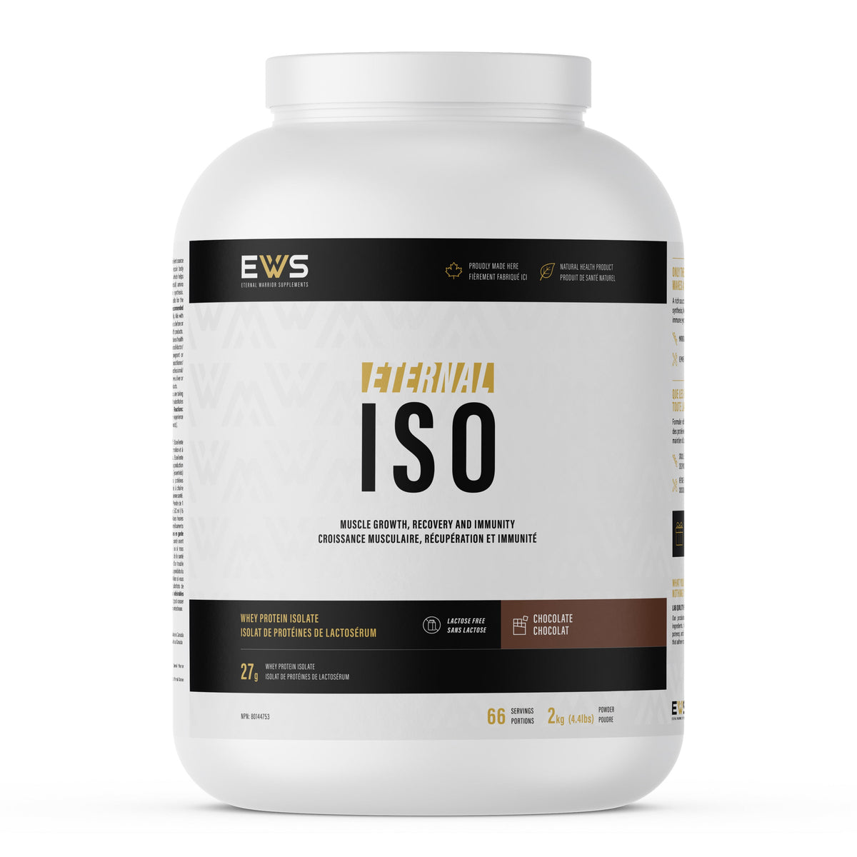 Eternal ISO Protein – Ultra-Pure Whey Isolate for Lean Muscle Recovery