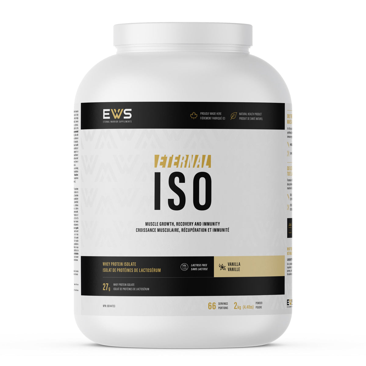 Eternal ISO Protein – Ultra-Pure Whey Isolate for Lean Muscle Recovery