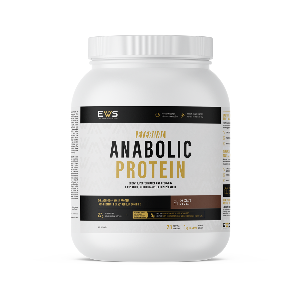 Eternal Anabolic Protein – High-Leucine Whey for Muscle Growth & Retention