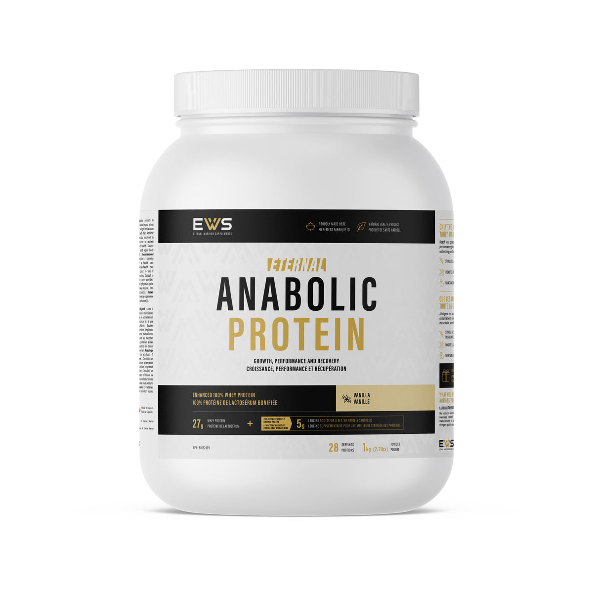 Eternal Anabolic Protein – High-Leucine Whey for Muscle Growth & Retention