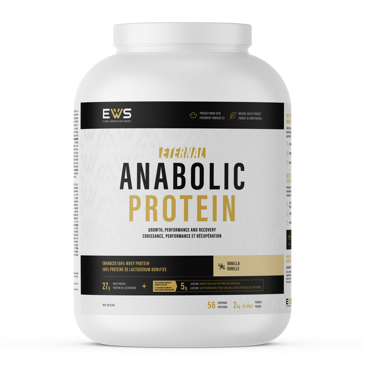 Eternal Anabolic Protein – High-Leucine Whey for Muscle Growth & Retention