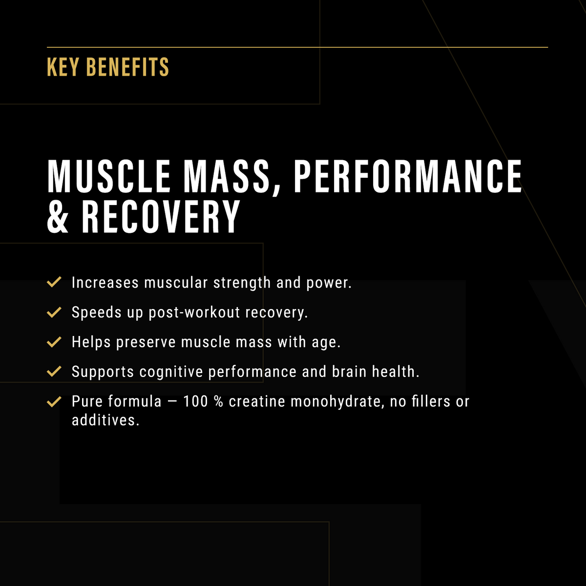 Pure Creatine Monohydrate – Strength, Power & Muscle Support