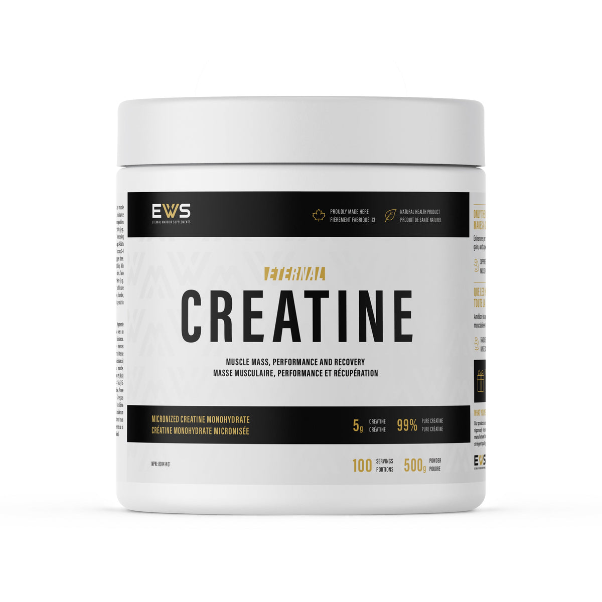 Pure Creatine Monohydrate – Strength, Power & Muscle Support
