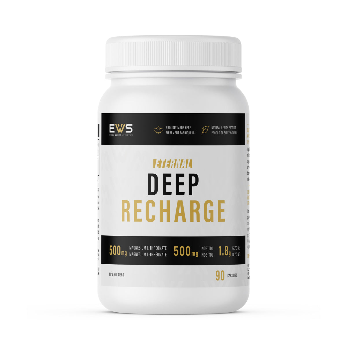 Deep ReCharge – Natural Sleep & Recovery Supplement for Active Adults