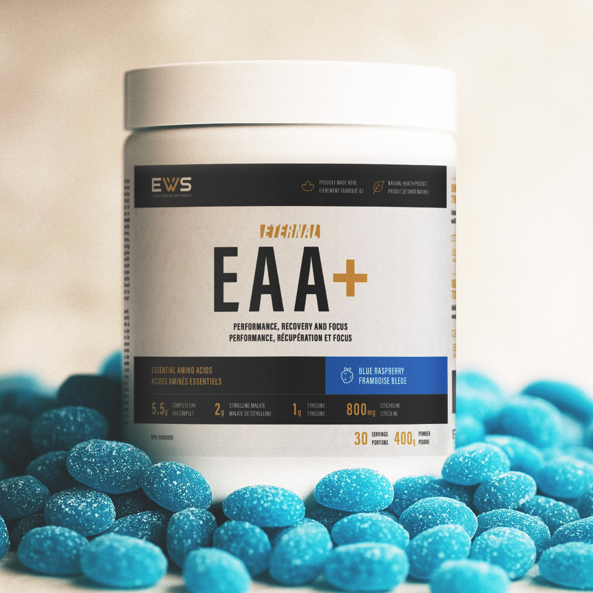 Eternal EAA+ – Complete Essential Amino Acids with Nootropics for Performance