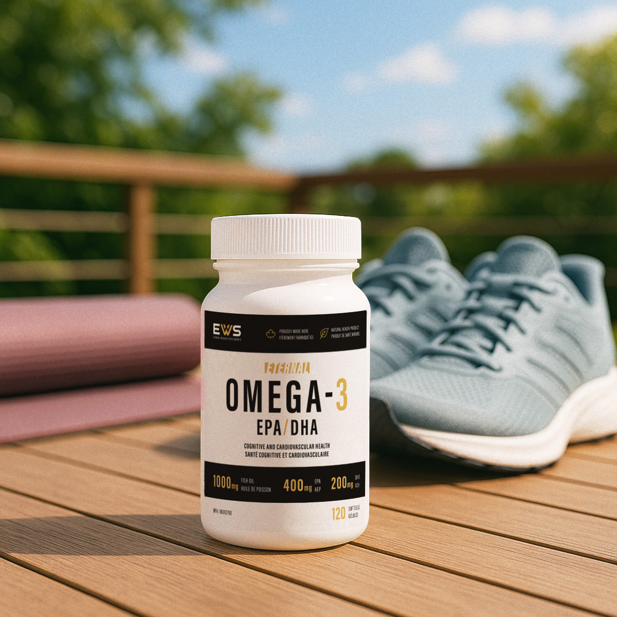 Eternal Omega-3 EPA/DHA – Pure Fish Oil for Joint, Heart & Brain Health