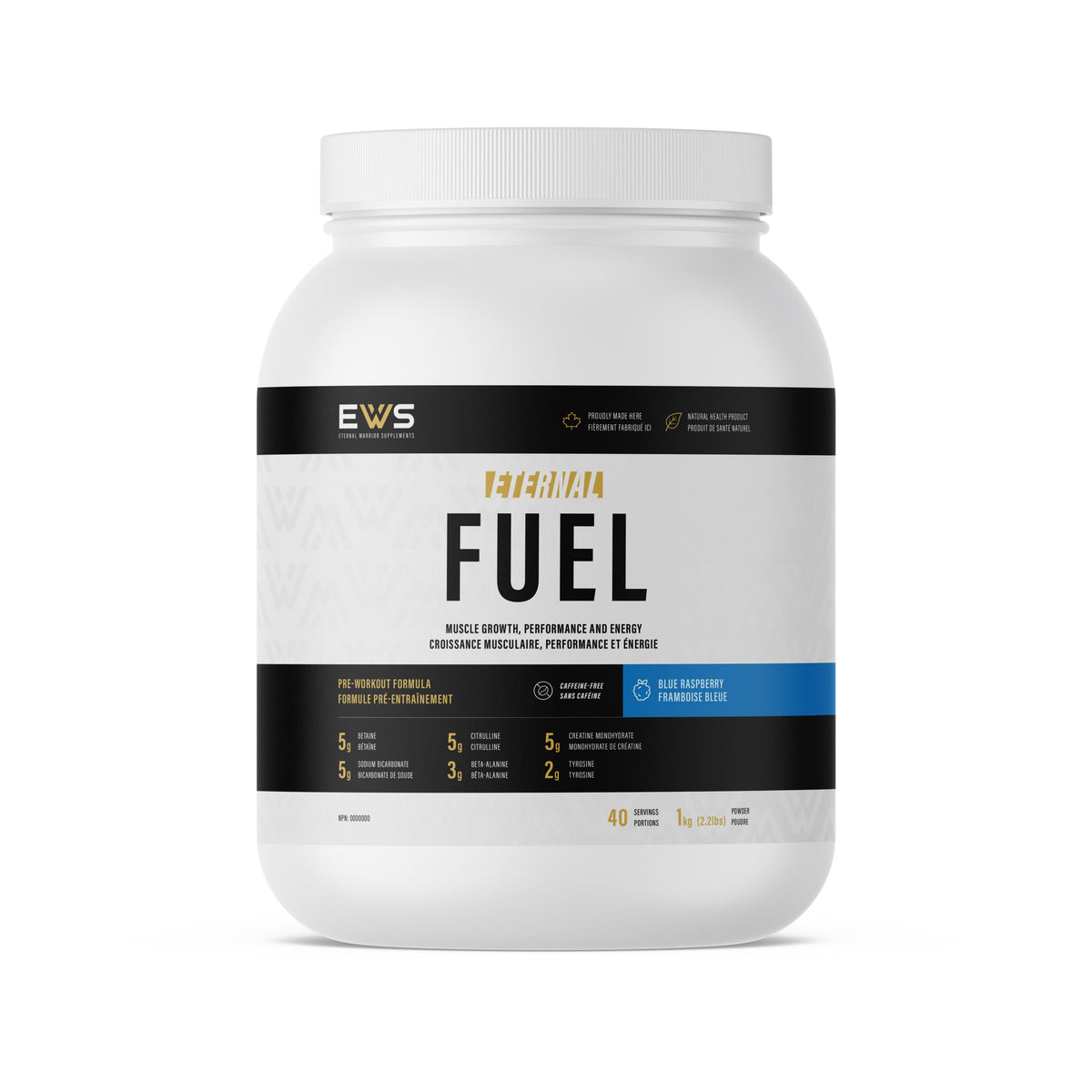 Eternal Fuel – Caffeine-Free Pre-Workout for Endurance, Power & Focus