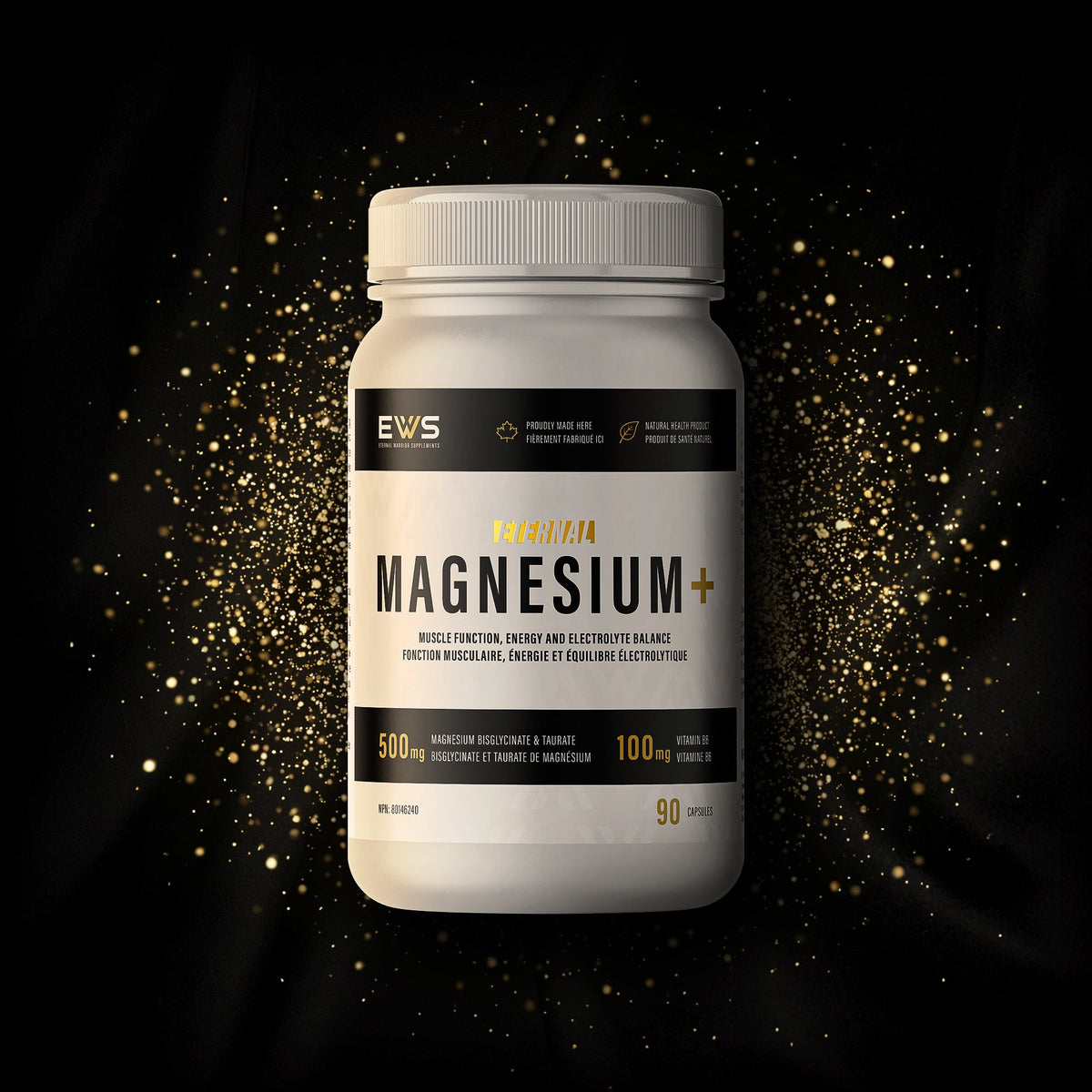 Eternal Magnesium+ – Bisglycinate & Taurate Blend for Stress Relief & Recovery